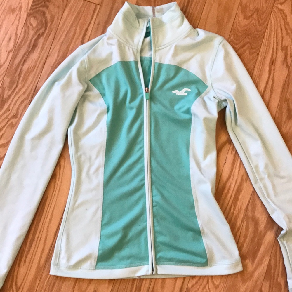 Mint green Hollister zip up